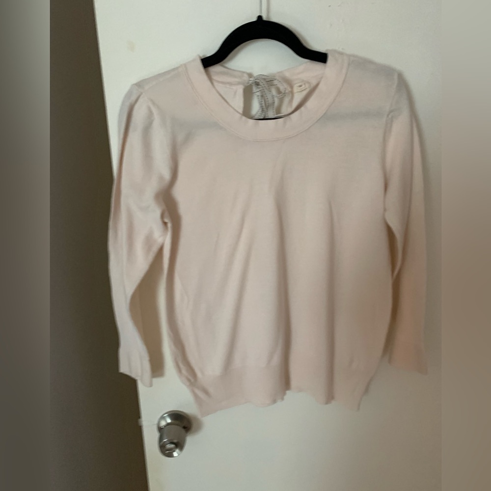Jcrew nautical ribbon cream sweater  Size medium